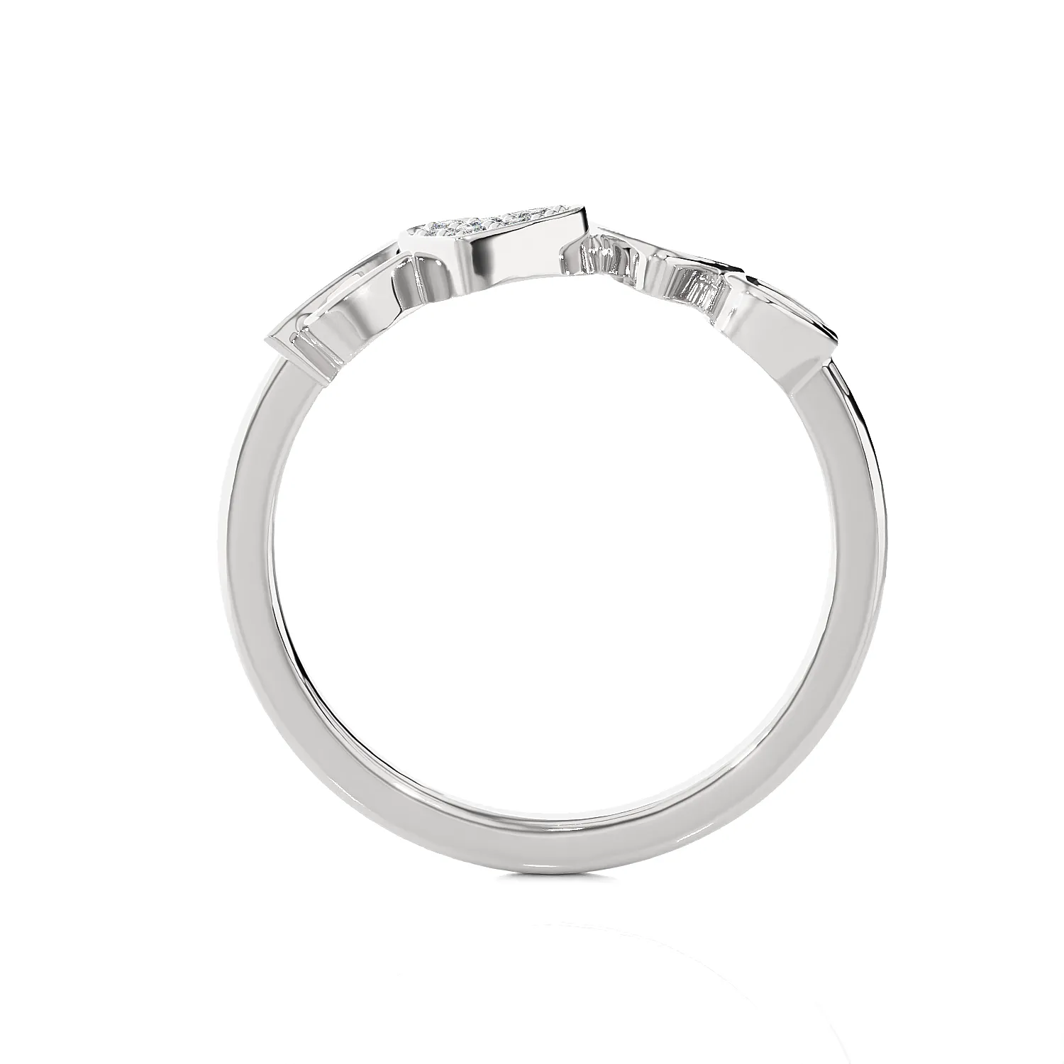 1/15 ctw Round Lab Grown Diamond Ring