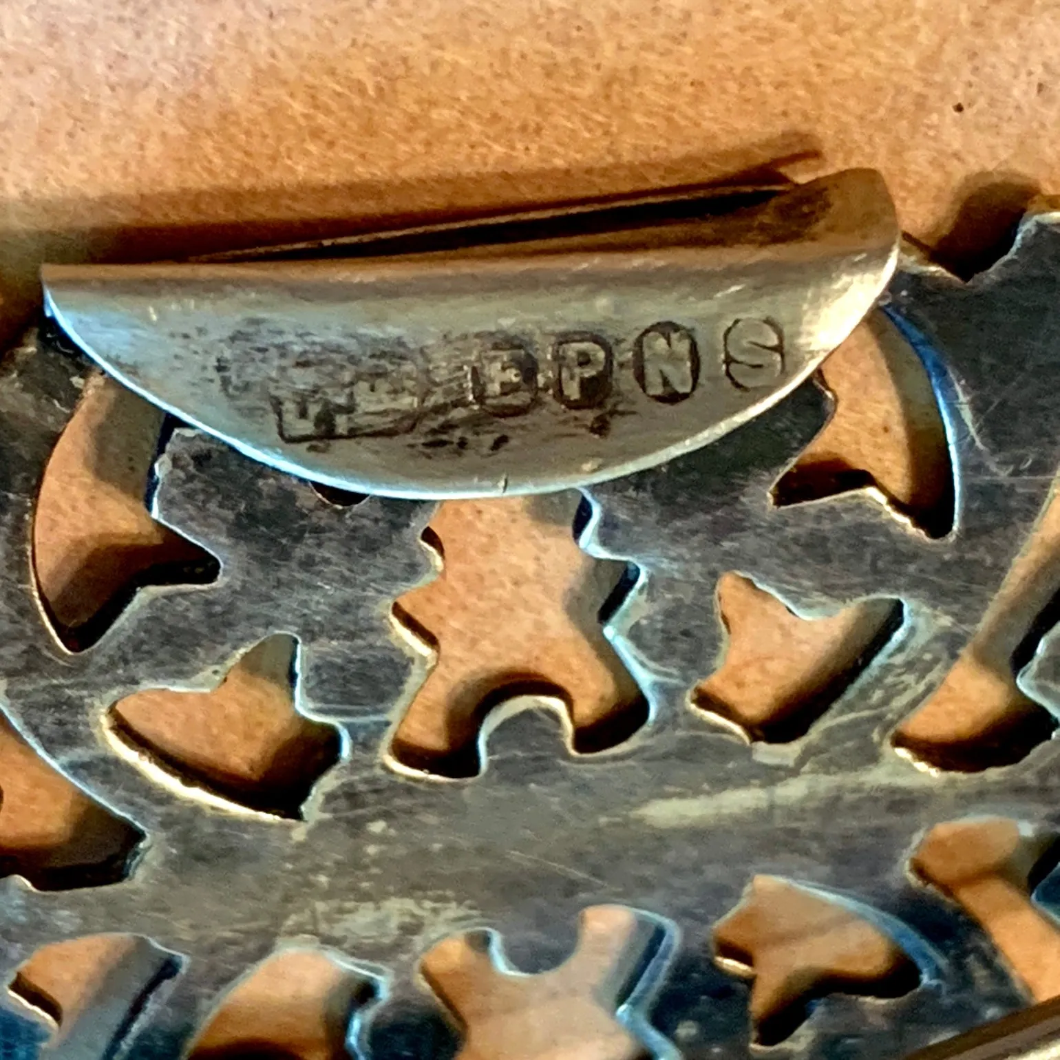 Antique Silver Belt Buckle, Ethiopia