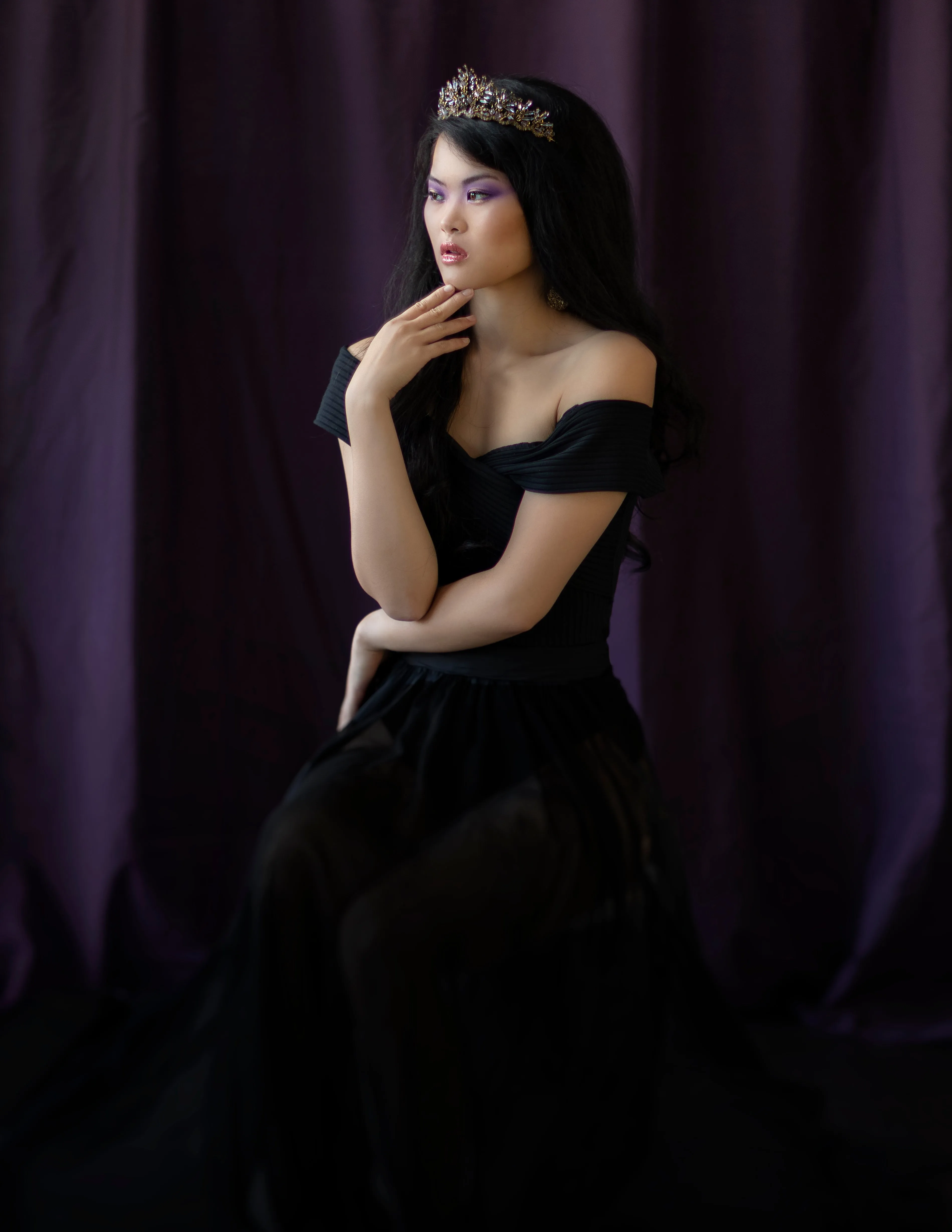 Black Magic Vintage Tiara