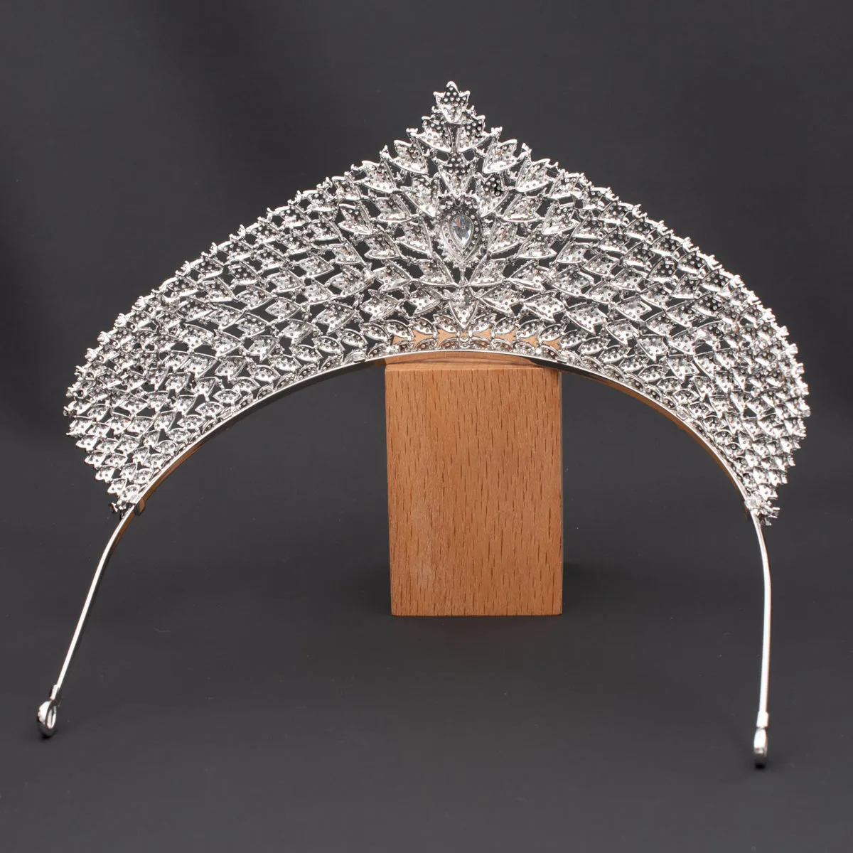 Cubic Zirconia Wedding Bridal Tiara Diadem Hair Accessories CH10245