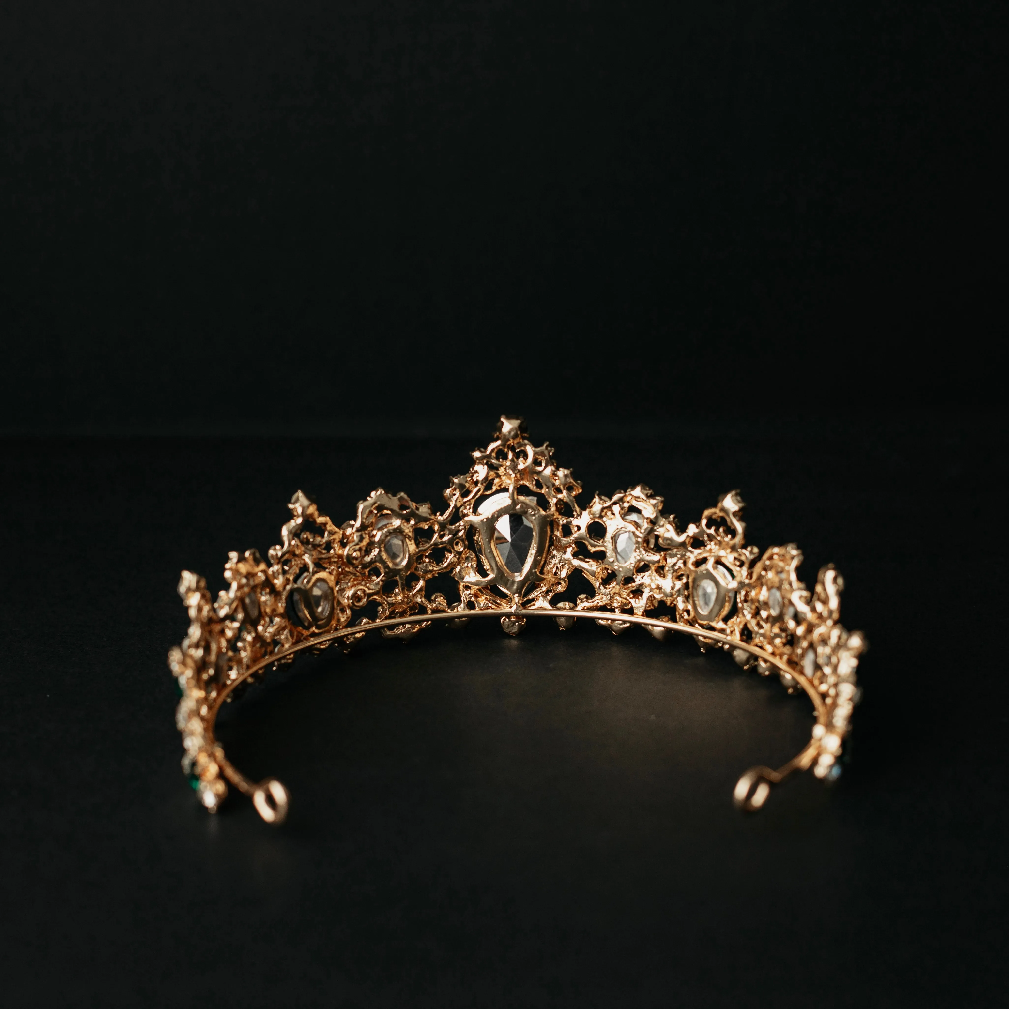 Michelle's Tiara in Green & Gold