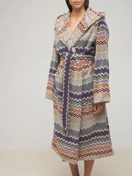 Missoni Home   Rufus cotton bathrobe 