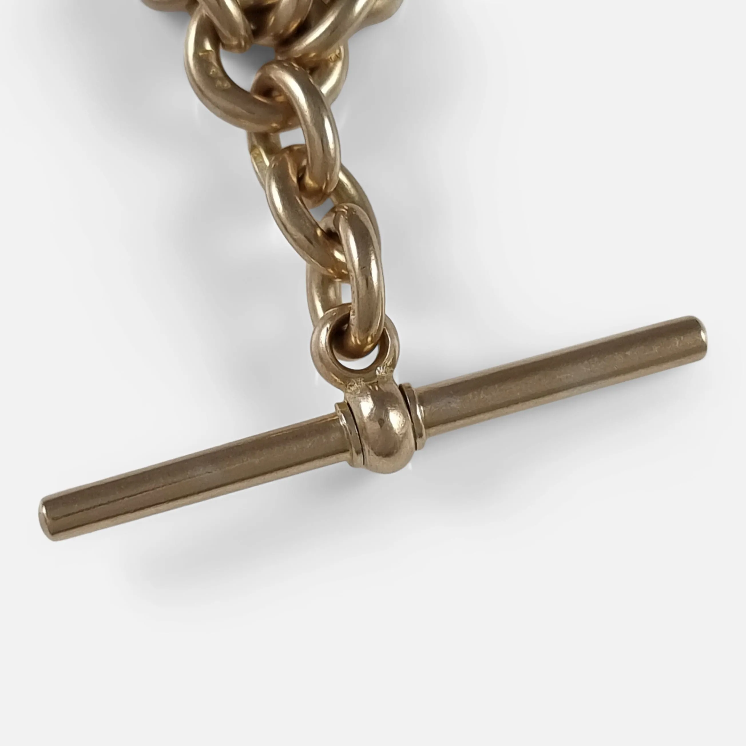 Victorian 9ct Yellow Gold Albert Watch Chain - 48.8g